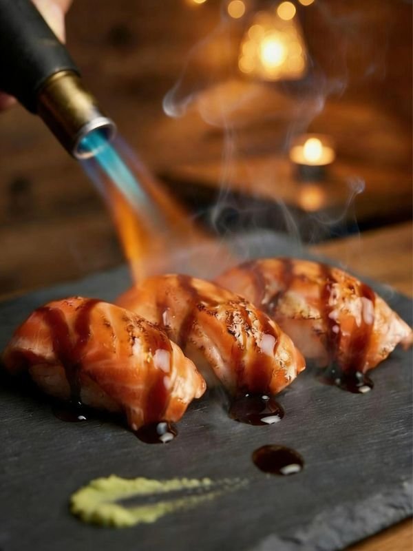 tempsdasie sushi nigiri aburi sauce 1